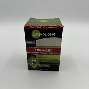 Garnier Ultra Lift Anti-Wrinkle Firming Night Cream 1.7‎ oz 50 g New Open Box